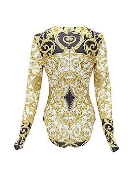 Versace Versace Tribute Medusa Barocco long sleeve bodysuit top (view 2)