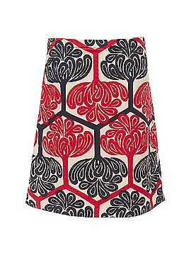 MARNI Marni Ethnic Print Cotton Aline Knee Skirt (view 1)