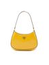 Prada 100% Leather Yellow Brushed Leather Cleo Shoulder Bag One size - photo 1