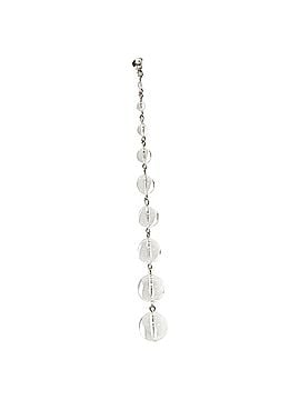Oscar De La Renta Oscar De La Renta clear enamel acrylic ball drop statement earrings (view 1)