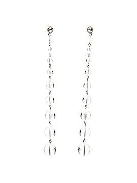 Oscar De La Renta Oscar De La Renta clear enamel acrylic ball drop statement earrings (view 2)