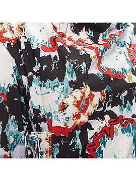 MARNI Marni graphic splash paint print cotton oriental cut dress (view 2)