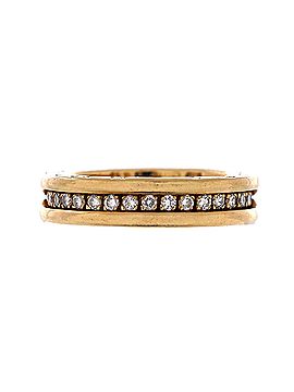 Bvlgari B.Zero1 One Band Ring 18K Yellow Gold and Diamonds (view 2)
