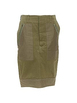 Céline Celine cotton patchwork pocket zipper cargo skirt (view 1)