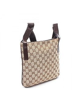 Gucci Gucci GG Canvas Shoulder Bag/Handbag, and Leather, Women's, Beige/Brown, Item No. 122793 (view 2)