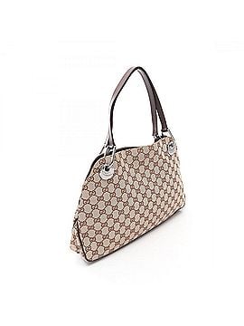 Gucci Gucci GG Canvas Shoulder Bag/Handbag, and Leather, Women's, Beige/Brown, Item No. 121023 (view 2)