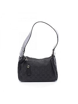 Gucci Gucci GG Canvas Shoulder Bag Handbag Leather Women's Black 92699 (view 1)