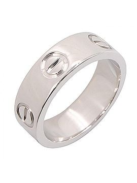 Cartier Cartier Love Ring, 18K White Gold (18KWG), Women's, Silver Tone, B4084700 (view 1)