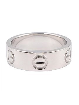 Cartier Cartier Love Ring, 18K White Gold (18KWG), Women's, Silver Tone, B4084700 (view 2)