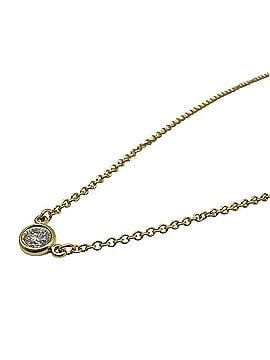 Tiffany & Co. Tiffany &amp; Co. By the Yard Necklace 18K Yellow Gold Pendant with 1 Diamond (Women's) (view 1)