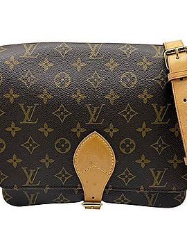 Louis Vuitton LOUIS VUITTON Louis Vuitton Monogram Cartouchiere M51252 Shoulder Bag Brown Men's Women's (view 1)