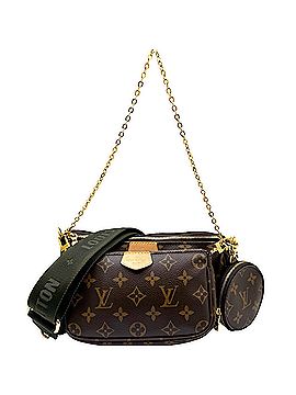 Louis Vuitton LOUIS VUITTON Louis Vuitton Monogram Multipochette Accessoires Khaki M44813 Green Handbag Coin Purse Wallet (view 2)