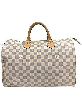 Louis Vuitton LOUIS VUITTON Damier Azur M41535 Speedy 35 Boston Bag Handbag for Men and Women (view 1)