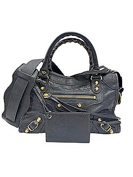 Balenciaga BALENCIAGA Mini City Leather Grey 300295 Handbag Shoulder Bag for Women (view 1)