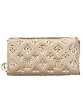 Louis Vuitton LOUIS VUITTON Louis Vuitton Zippy Wallet Monogram Embossed Rose Gold M81708 Long Pink Women's (view 1)