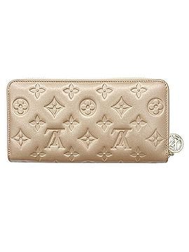 Louis Vuitton LOUIS VUITTON Louis Vuitton Zippy Wallet Monogram Embossed Rose Gold M81708 Long Pink Women's (view 2)
