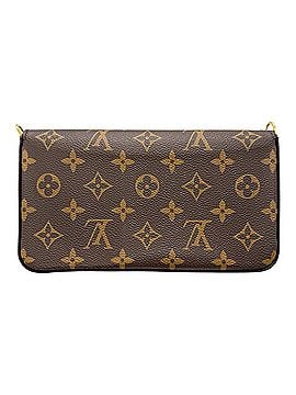 Louis Vuitton LOUIS VUITTON M61276 Pochette Felicie Monogram Fuchsia Shoulder Bag Brown Women's (view 2)