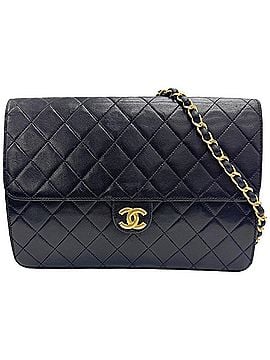 Chanel CHANEL Matelassé 25 Lambskin Push-Lock Chain Shoulder Bag, Black, for Women (view 1)