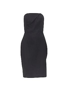 Alexander Wang Alexander Wang built-in corset strapless leather pleat back dress (view 1)