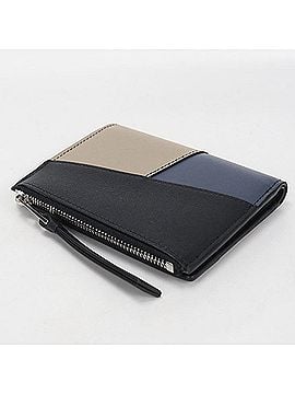 Loewe LOEWE Bi-fold Wallet C510W73X09 Slim Compact Puzzle Men's Black (view 2)