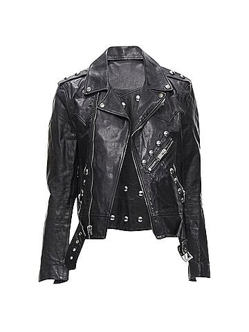 Saint Laurent Saint Laurent Hedi Slimane leather studded biker (view 1)