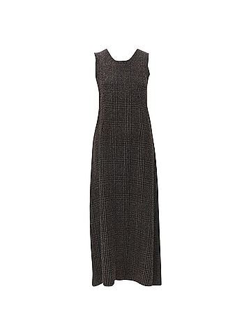 Comme des Garçons Comme Des Garcons boiled wool tweed edge midi dress (view 1)