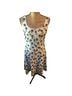 Ronni Nicole Polka Dots White Green Casual Dress Size 8 - photo 4