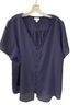 Lularoe Blue Short Sleeve Blouse Size XL - photo 1