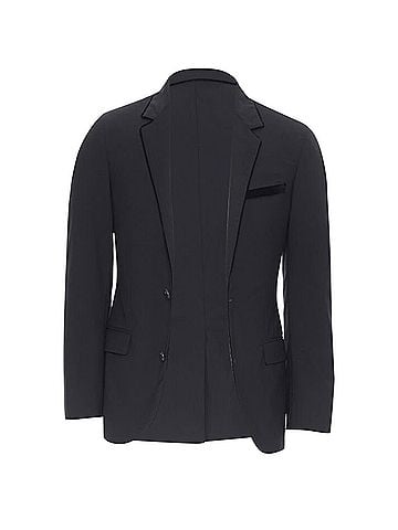 Lanvin Lanvin Alber Elbaz wool blend velvet peak lapel formal blazer jacket (view 1)