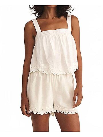Z Supply Annecy Tank in White (view 2)