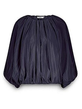 summum woman Women's Shiny Boxy Top in Midnight Blue (view 2)