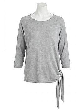Angel Apparel Side-Tie Sweater in Grey (view 1)