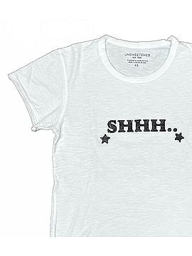 Unsweetened Women's Slub Cotton Tee in Shhh... (view 2)