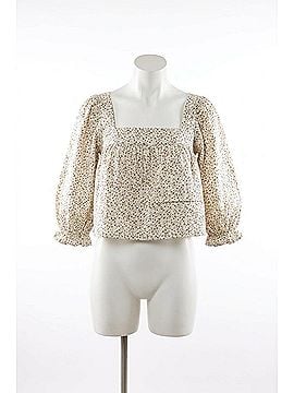 Storia Madeline Cropped Top in White (view 1)