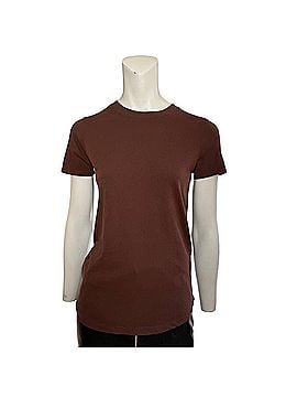 Madewell Women's Short Sleeve Crewneck Tee Shirt in Brown (view 2)