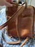 Hillard & Hanson Brown Leather Backpack One size - photo 6