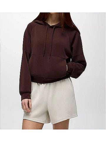 PrAna Shea Hoodie in Mocha (view 2)