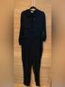 111 STATE 100% Rayon 100% Polyester Black Jumpsuit Size L - photo 3