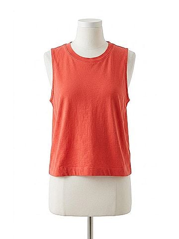 Z Supply Sloan Jersey Muscle Tank in Lychee (view 1)