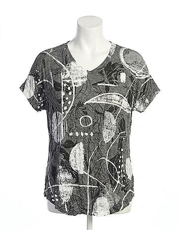 Jess & Jane Crushed Dolman Sleeve Top in Canvas (view 1)