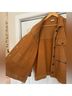 Pilcro 100% Cotton Tan Brown Jacket Size XS - photo 5