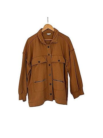 Pilcro Microfleece Cotton Button Front Jacket Jacket (view 1)
