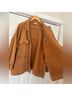 Pilcro 100% Cotton Tan Brown Jacket Size XS - photo 7