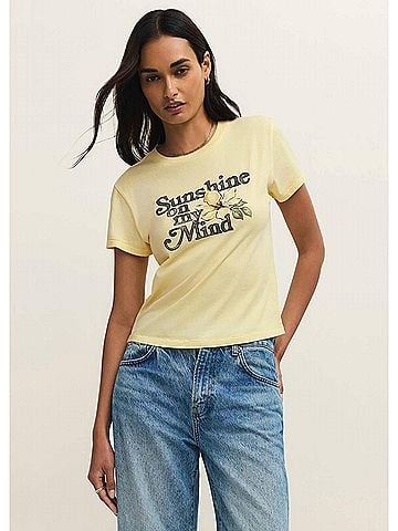 Z Supply Shine Short Sleeve Tourist Tee in Sunnyside (view 2)