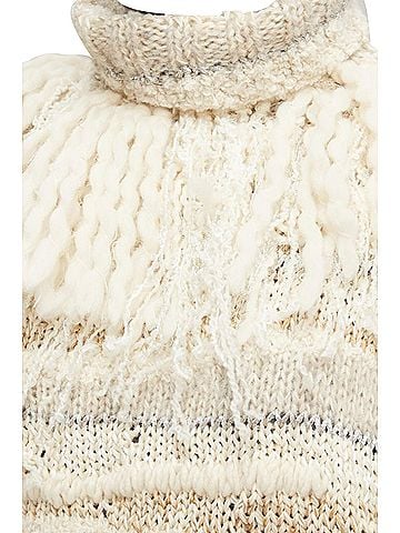Prabal Gurung Prabal Gurung wool silk blend ethnic crochet sweater (view 2)