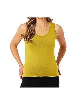 Angel Apparel Knit Tank Top in Mustard (view 2)