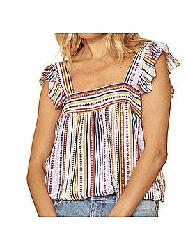 Andree by UNIT The Jess Striped Top in Multi (view 2)