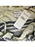 Splendid Stripes White Blue Short Sleeve Blouse Size XL - photo 3