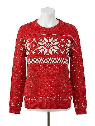 Staccato Griswold Sweater in Red (view 1)