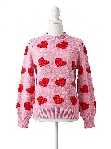 Staccato Amor Sweater in Pink (view 1)